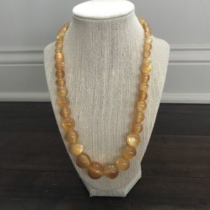 Amber Beaded Necklace